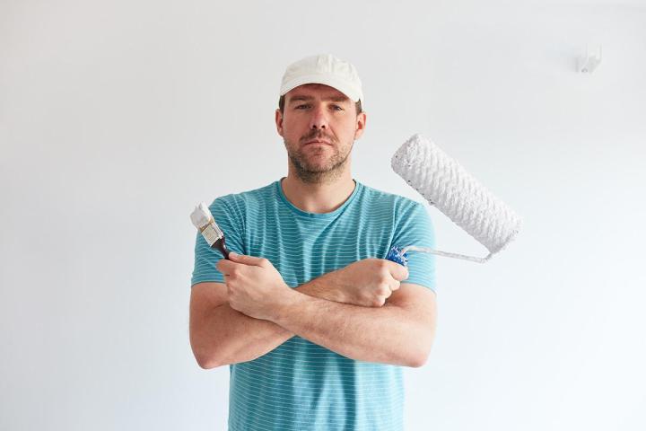 Une peinture décorative en harmonie avec l’agencement et la fonction de la pièce .